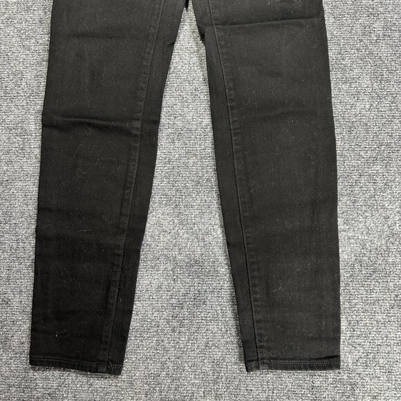 J Crew Jeans Womens 27 High Rise Skinny Black Cotton Stretch Pockets - Picture 2 of 9